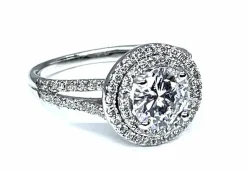Bague diamant 0,97 carat couleur E