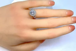 Bague diamant 0,97 carat couleur E