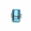 Bague Diamant Aigue-Marine Santa Maria 25 Carats