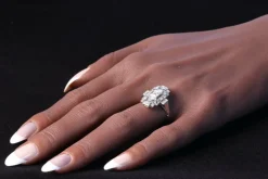 Bague diamant Art Déco des années 1950