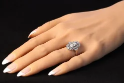 Bague diamant Art Déco des années 1950