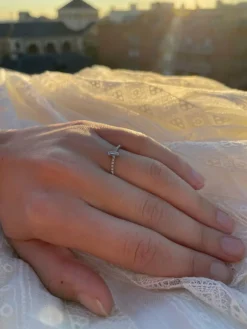 Bague Diamant Baguette Vintage