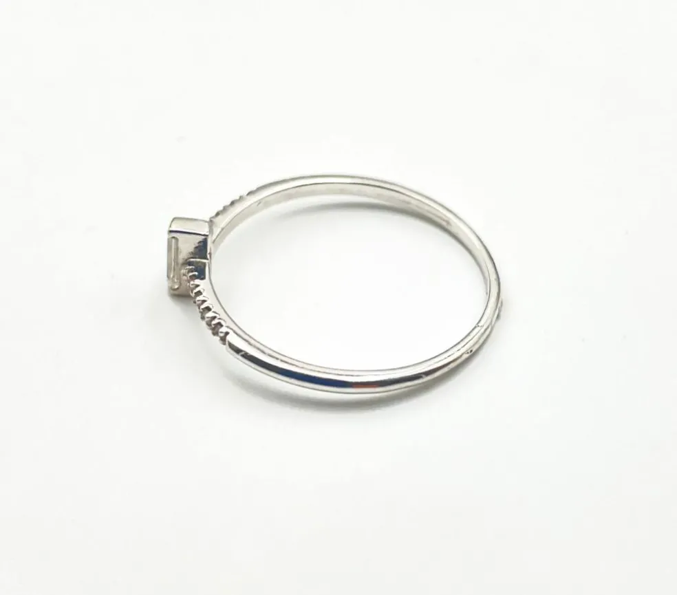 Bague Diamant Baguette Vintage