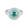 Bague Diamant bleu