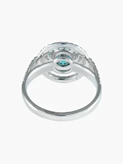 Bague Diamant bleu