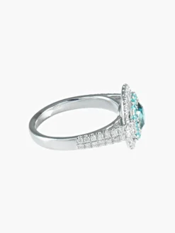 Bague Diamant bleu