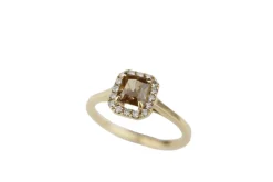 Bague Diamant brun 1.34ct