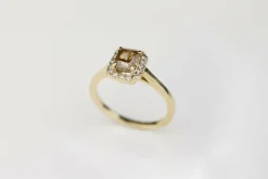 Bague Diamant brun 1.34ct