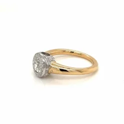 Bague Diamant coussin