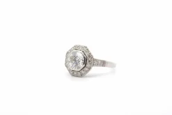 Bague diamant 1,40cts I/VS1 en platine