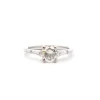 Bague diamant 1,05cts K/VVS1 or blanc