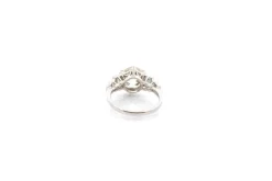 Bague diamant de 3,18cts en platine