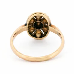 Bague diamant de forme ovale