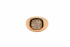 bague diamant en or rose