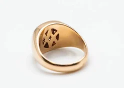 bague diamant en or rose