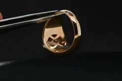 bague diamant en or rose
