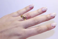 Bague Diamant et Rubis