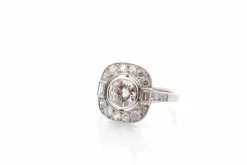 Bague diamant E/VS2 de 1,17cts en platine