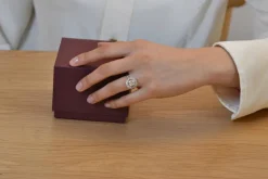 Bague diamant E/VS2 de 1,17cts en platine