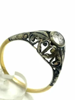Bague diamant Jugendstil 1900