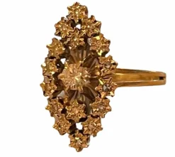 Bague diamant marquise