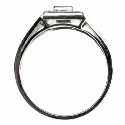 Bague diamant émeraude onyx