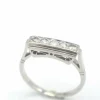 Bague diamant or blanc