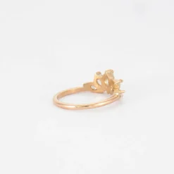 Bague diamant or jaune