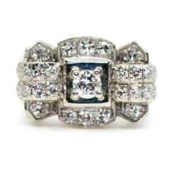 Bague Diamant Platine