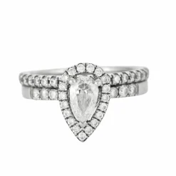 Bague Diamant poire 0.70ct
