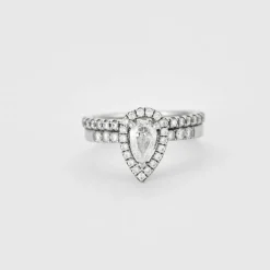 Bague Diamant poire 0.70ct