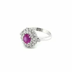 Bague Diamant Rubis
