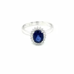Bague Diamant Saphir