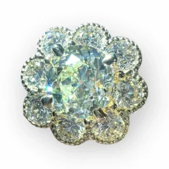 Bague diamant taille ancienne or jaune