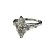 Bague diamant taille marquise 1,25 ct.
