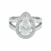 Bague Diamant taille Poire
