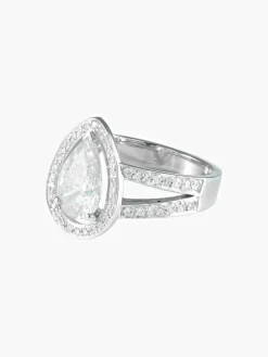 Bague Diamant taille Poire