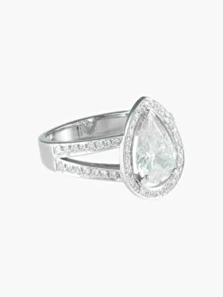 Bague Diamant taille Poire