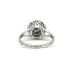 Bague Diamants & Saphir