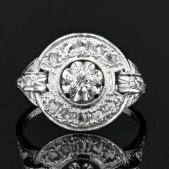 Bague diamants ancienne art déco