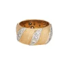 Bague diamants années 60 en or jaune
