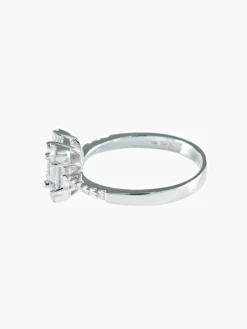 Bague Diamants baguettes et brillants