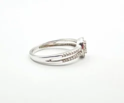 Bague Diamants Chaton Rond