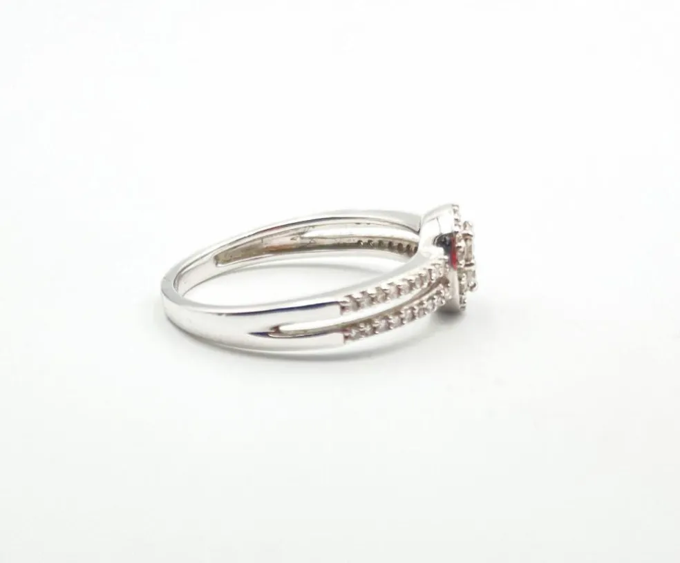 Bague Diamants Chaton Rond