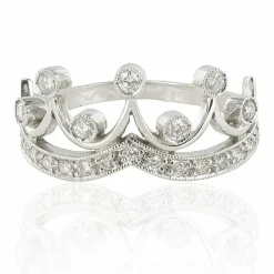 Bague Diamants Couronne