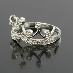 Bague Diamants Couronne
