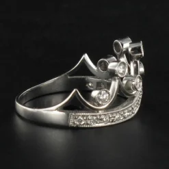 Bague Diamants Couronne