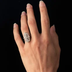 Bague diamants de style art déco