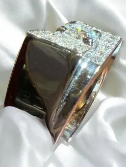 Bague Diamants, En Or 18 Blanc Carat, modèle