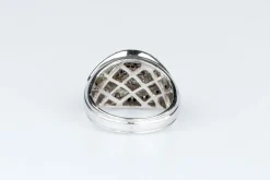 Bague diamants en or blanc